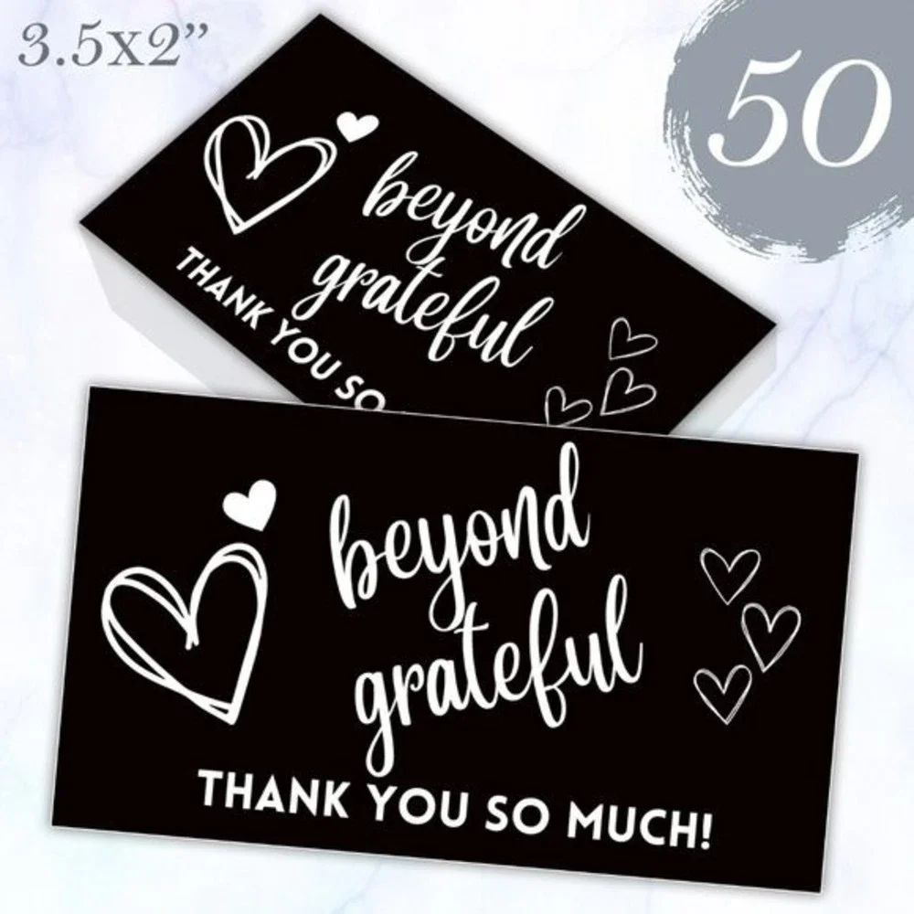 ♥️ 5x25 / 50 Thank You Cards